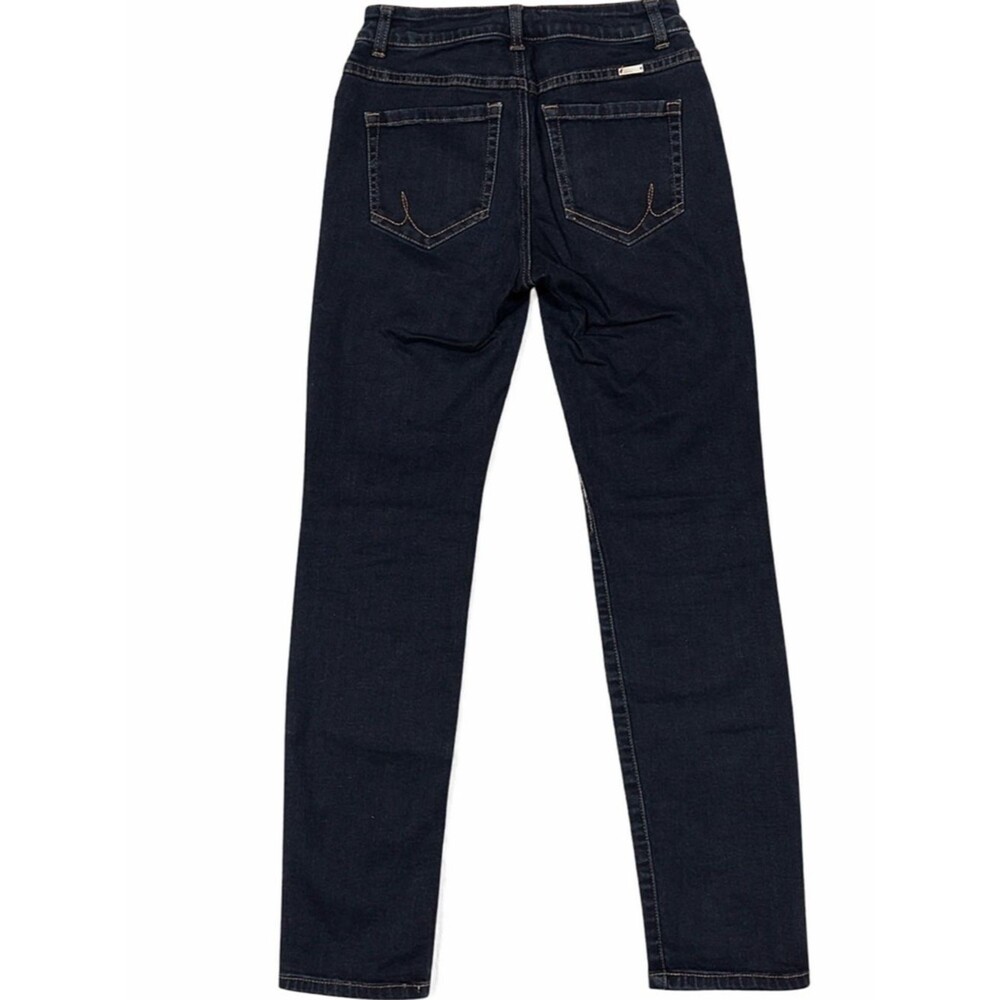 INC Dark Blue Skinny Jeans Curvy Fit Women’s 2 Stretch Y2K